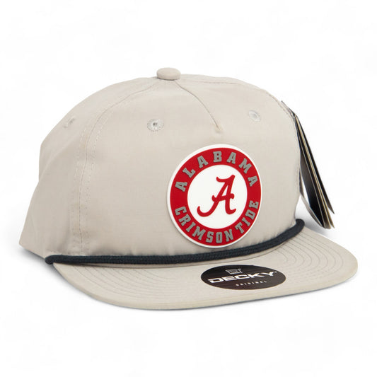 Alabama Crimson Tide 3D Classic Rope Hat- Grey/ Charcoal