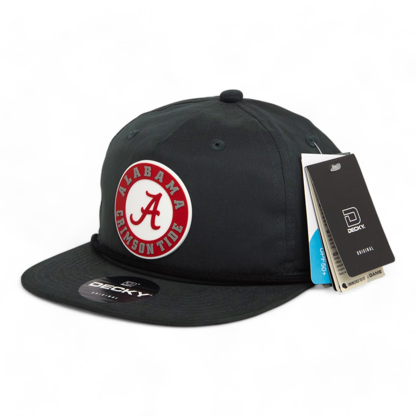 Alabama Crimson Tide 3D Classic Rope Hat- Charcoal/ Black