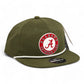 Alabama Crimson Tide 3D Classic Rope Hat- Olive/ White