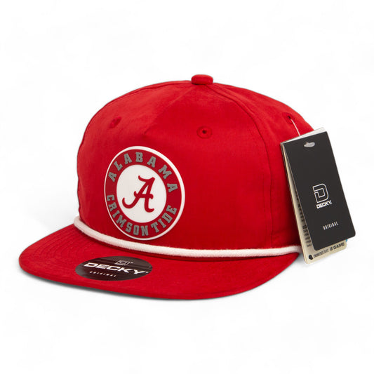 Alabama Crimson Tide 3D Classic Rope Hat- Red/ White