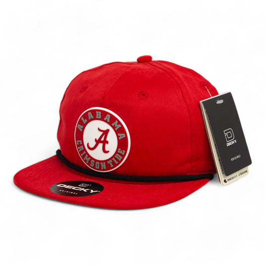 Alabama Crimson Tide 3D Classic Rope Hat- Red/ Black