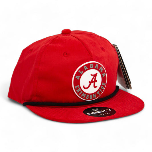 Alabama Crimson Tide 3D Classic Rope Hat- Red/ Black