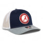 Alabama Crimson Tide 3D Snapback Trucker Hat- Navy/ White/ Heather Grey