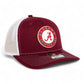 Alabama Crimson Tide 3D Snapback Trucker Hat- Cardinal/ White