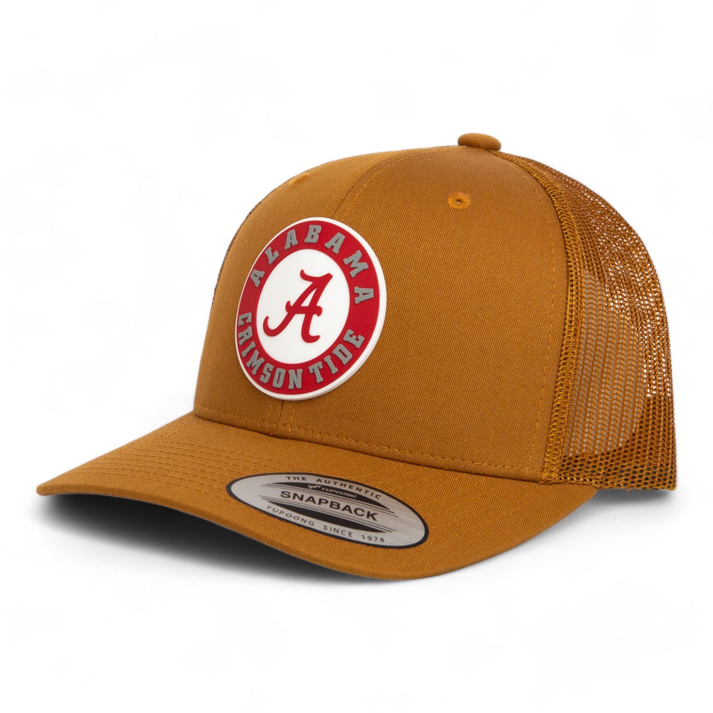 Alabama Crimson Tide 3D YP Snapback Trucker Hat- Caramel