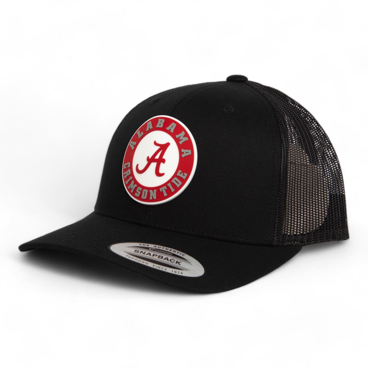 Alabama Crimson Tide 3D YP Snapback Trucker Hat- Black