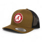 Alabama Crimson Tide 3D YP Snapback Trucker Hat- Coyote/ Black