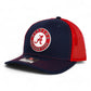 Alabama Crimson Tide 3D Snapback Trucker Hat- Navy/ Red