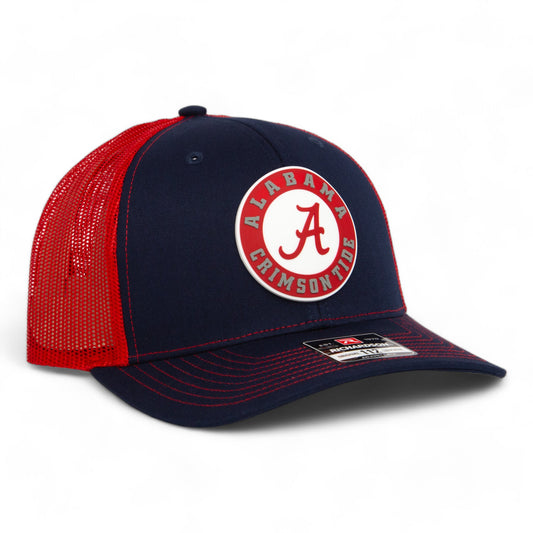 Alabama Crimson Tide 3D Snapback Trucker Hat- Navy/ Red