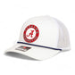 Alabama Crimson Tide 3D Snapback Trucker Rope Hat- Navy/ White