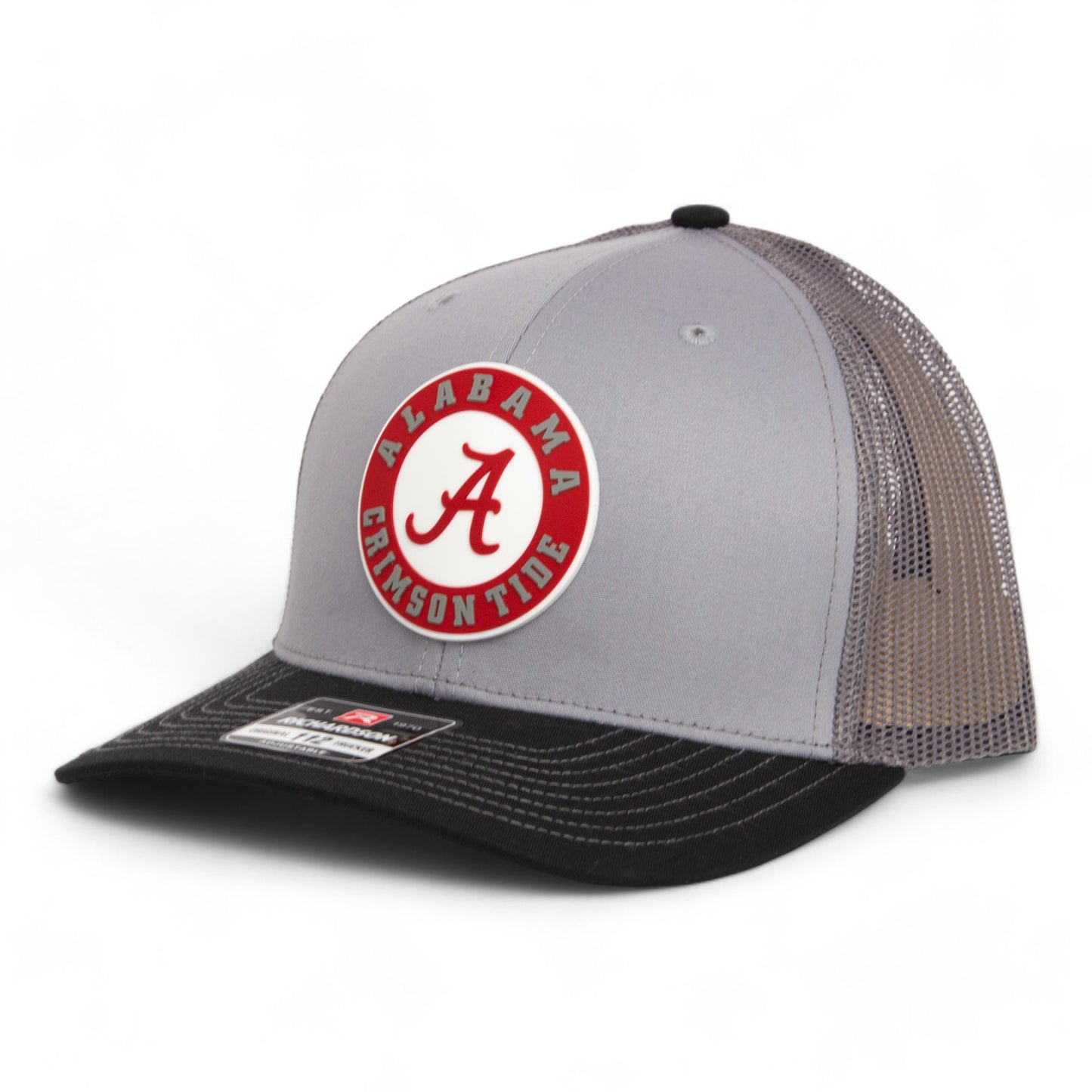 Alabama Crimson Tide 3D Snapback Trucker Hat- Grey/ Charcoal/ Black