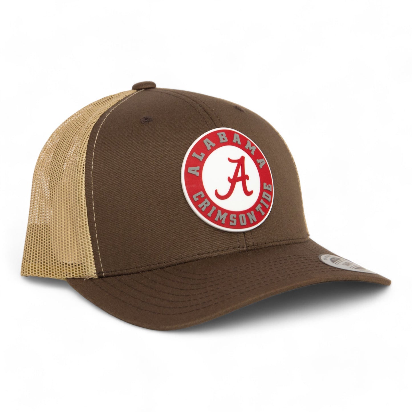 Alabama Crimson Tide 3D YP Snapback Trucker Hat- Brown/ Tan