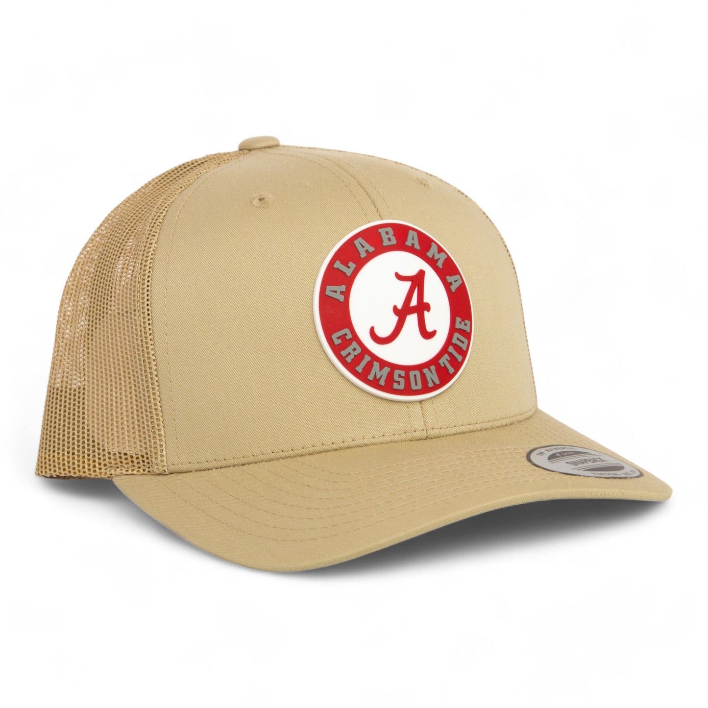 Alabama Crimson Tide 3D YP Snapback Trucker Hat- Tan