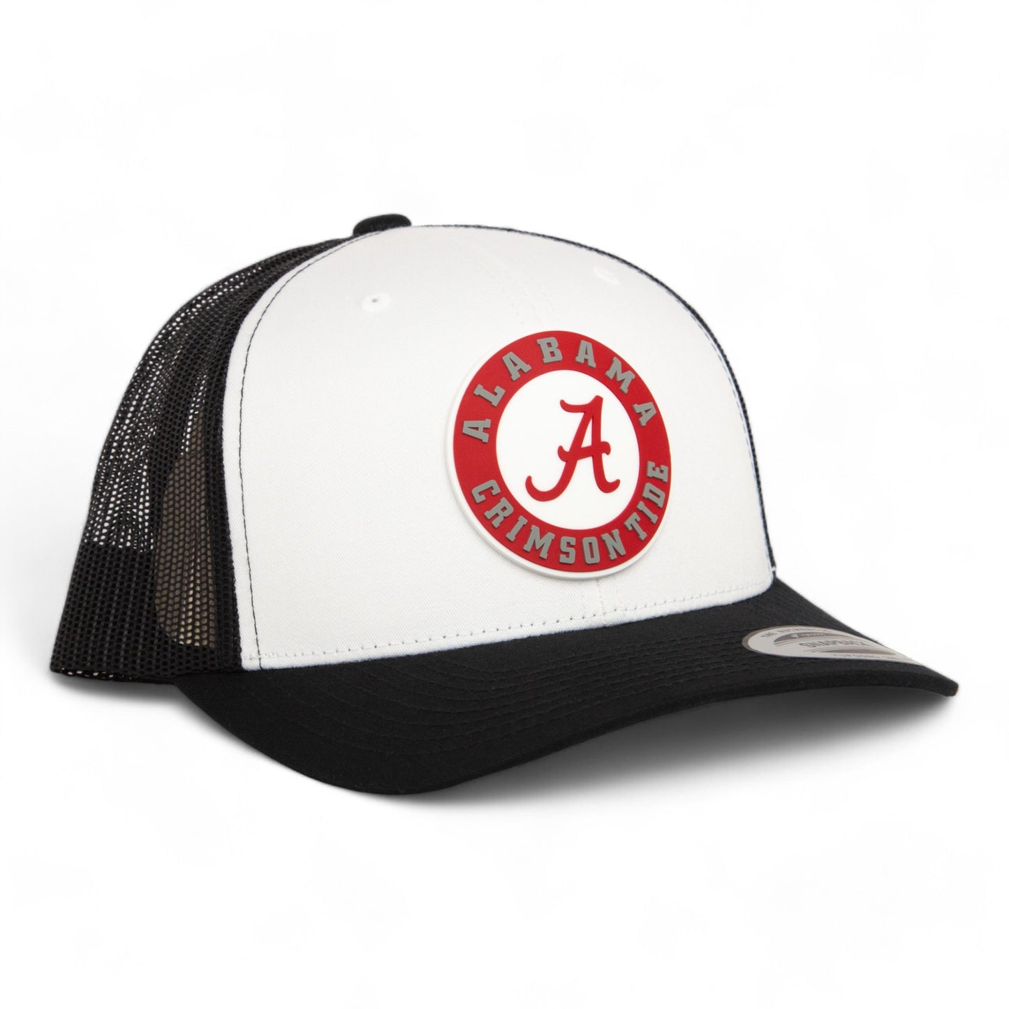 Alabama Crimson Tide 3D YP Snapback Trucker Hat- White/ Black