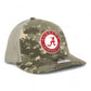 Alabama Crimson Tide 3D Snapback Trucker Hat- Military Digital Camo