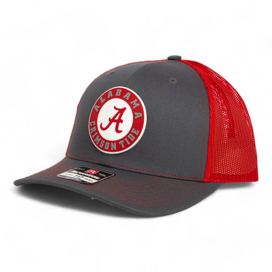 Alabama Crimson Tide 3D Snapback Trucker Hat- Charcoal/ Red