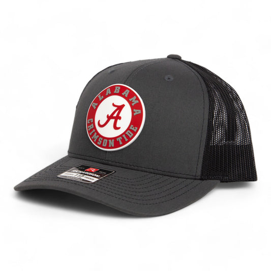 Alabama Crimson Tide 3D Snapback Trucker Hat- Charcoal/ Black