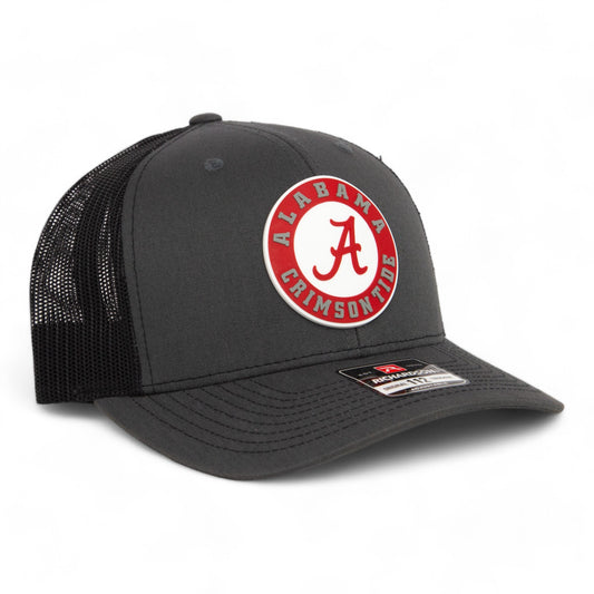 Alabama Crimson Tide 3D Snapback Trucker Hat- Charcoal/ Black