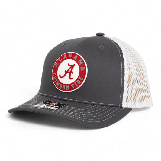 Alabama Crimson Tide 3D Snapback Trucker Hat- Charcoal/ White