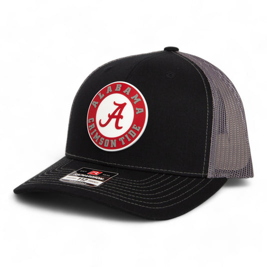 Alabama Crimson Tide 3D Snapback Trucker Hat- Black/ Charcoal