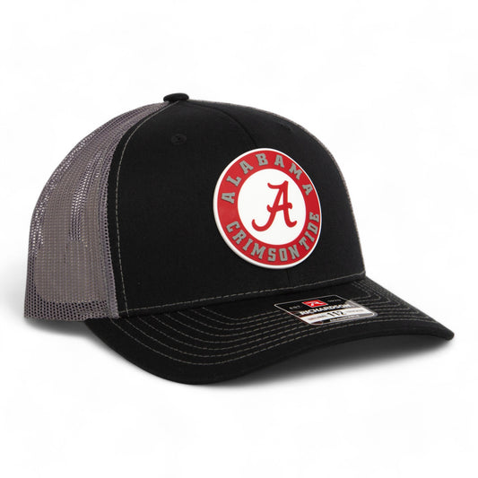 Alabama Crimson Tide 3D Snapback Trucker Hat- Black/ Charcoal