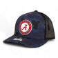 Alabama Crimson Tide 3D Snapback Trucker Hat- Admiral Duck Camo/ Black