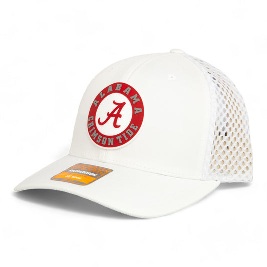 Alabama Crimson Tide 3D Snapback Tilikum Trucker Hat- White