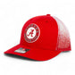 Alabama Crimson Tide 3D Snapback Trucker Hat- Fade Red