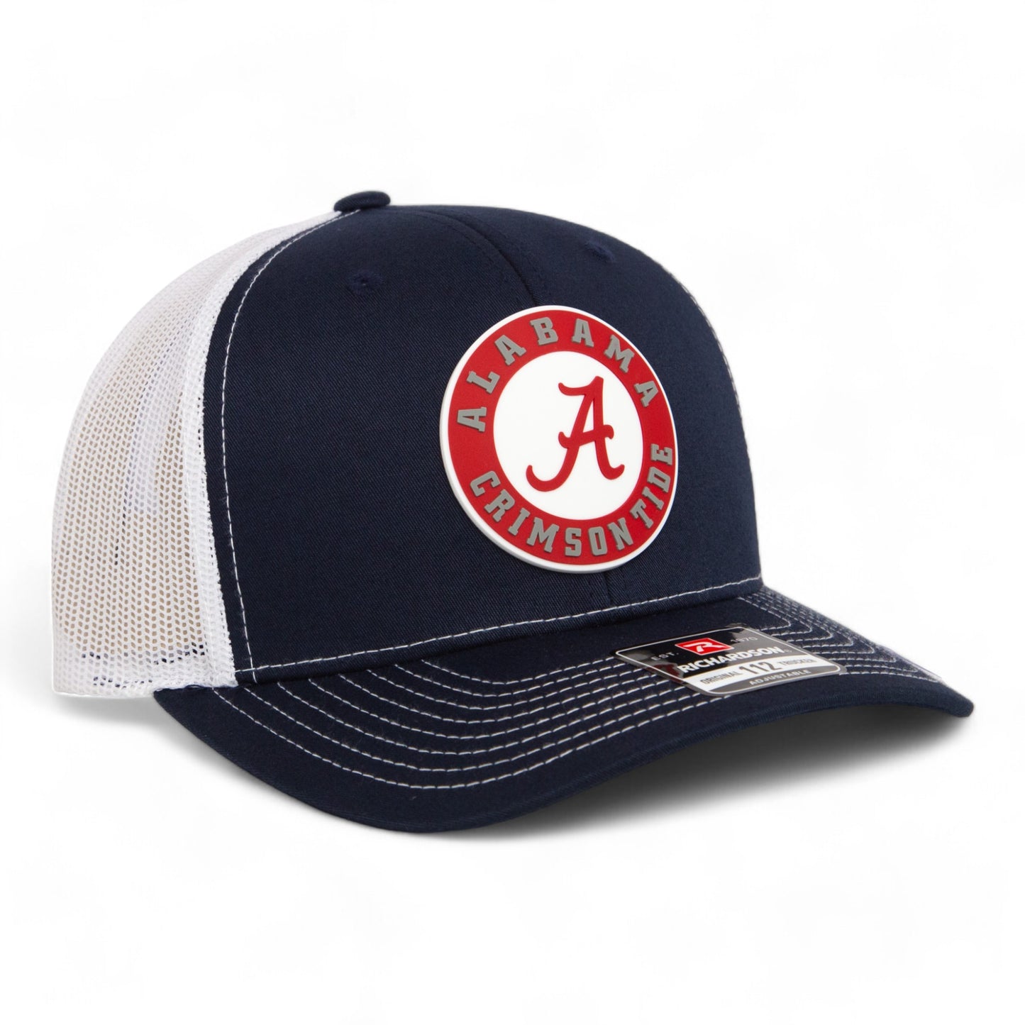 Alabama Crimson Tide 3D Snapback Trucker Hat- Navy/ White