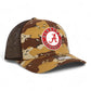 Alabama Crimson Tide 3D Snapback Trucker Hat- Desert Camo/ Brown