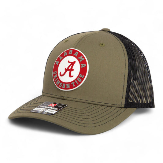 Alabama Crimson Tide 3D Snapback Trucker Hat- Loden/ Black