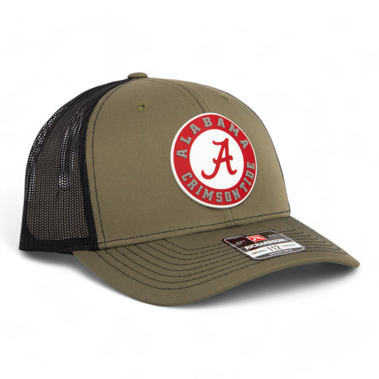 Alabama Crimson Tide 3D Snapback Trucker Hat- Loden/ Black