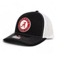 Alabama Crimson Tide 3D Snapback Trucker Hat- Black/ White