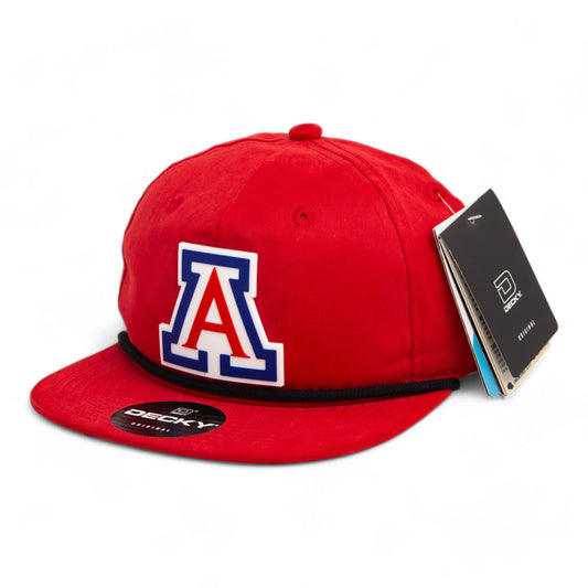 Arizona Wildcats 3D Classic Rope Hat- Red/ Black