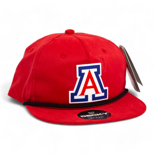 Arizona Wildcats 3D Classic Rope Hat- Red/ Black