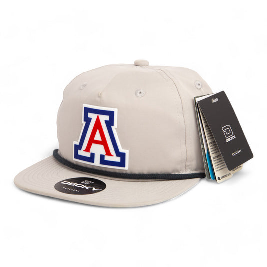 Arizona Wildcats 3D Classic Rope Hat- Grey/ Charcoal