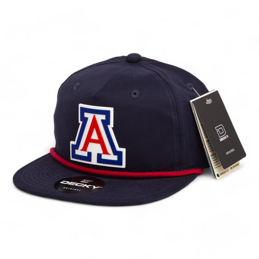 Arizona Wildcats 3D Classic Rope Hat- Navy/ Red