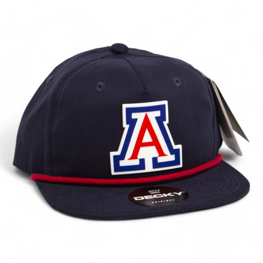 Arizona Wildcats 3D Classic Rope Hat- Navy/ Red