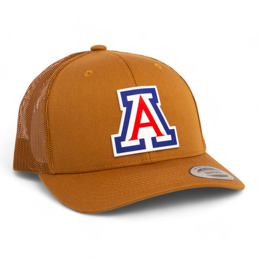 Arizona Wildcats 3D YP Snapback Trucker Hat- Caramel