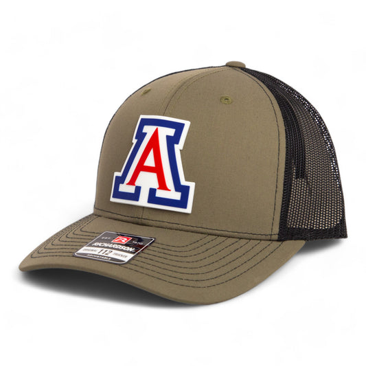 Arizona Wildcats 3D Snapback Trucker Hat- Loden/ Black