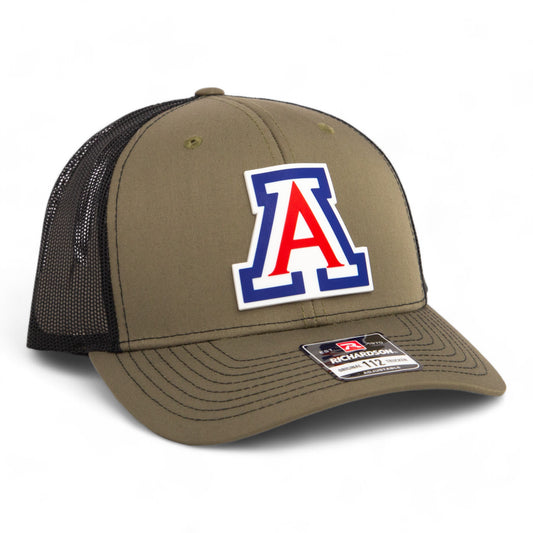 Arizona Wildcats 3D Snapback Trucker Hat- Loden/ Black