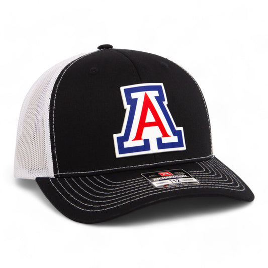 Arizona Wildcats 3D Snapback Trucker Hat- Black/ White