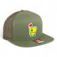 Arkansas Masters Golf 3D Snapback Seven-Panel Flat Bill Trucker Hat- Loden Green