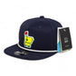 Arkansas Masters Golf 3D Perforated Rope Hat- Navy/ White