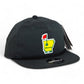 Arkansas Masters Golf 3D Classic Rope Hat- Charcoal/ Black