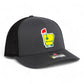 Arkansas Masters Golf 3D Snapback Trucker Hat- Charcoal/ Black