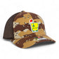 Arkansas Masters Golf 3D Snapback Trucker Hat- Desert Camo/ Brown