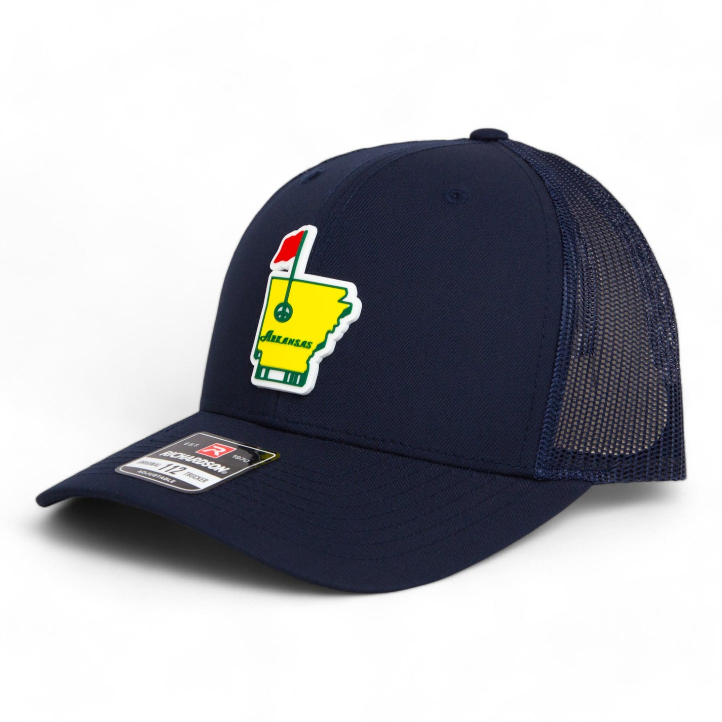 Arkansas Masters Golf 3D Snapback Trucker Hat- Navy