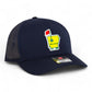 Arkansas Masters Golf 3D Snapback Trucker Hat- Navy