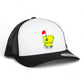 Arkansas Masters Golf 3D YP Snapback Trucker Hat- White/ Black